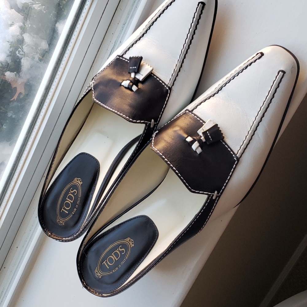 Tod's leather mules made in Italy